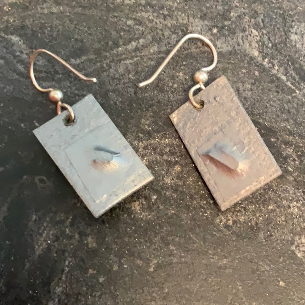 Colorful heart earrings (3 for $15) - Picture 2 of 2